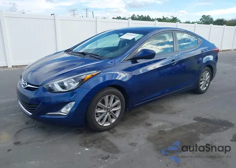 2015 Hyundai Elantra Se from USA, damaged, VIN 5NPDH4AE8FH627150
